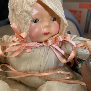 Early 1900’s Babydoll!  Gorgeous vintage set!